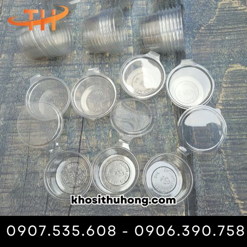 Hộp đựng nước sốt trong suốt