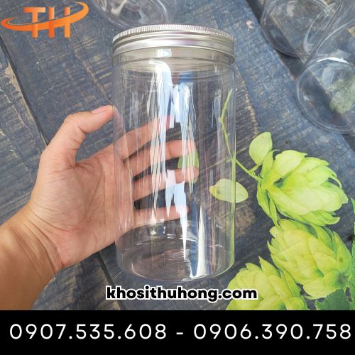 Hũ nhựa pet nắp nhôm 900ml
