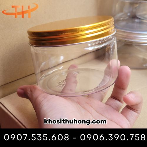 Hũ nhựa pet nắp nhôm đựng mỹ phẩm