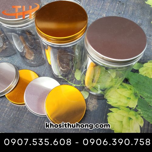 Hũ nhựa pet nắp nhôm