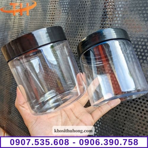 Hũ nhựa PET nắp nhựa