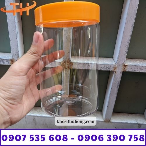 Hũ nhựa PET nắp nhựa 900ml