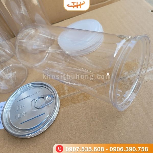 Hũ nhựa PET nắp xé an toàn, tiện lợi Hũ nhựa PET nắp xé an toàn, tiện lợi