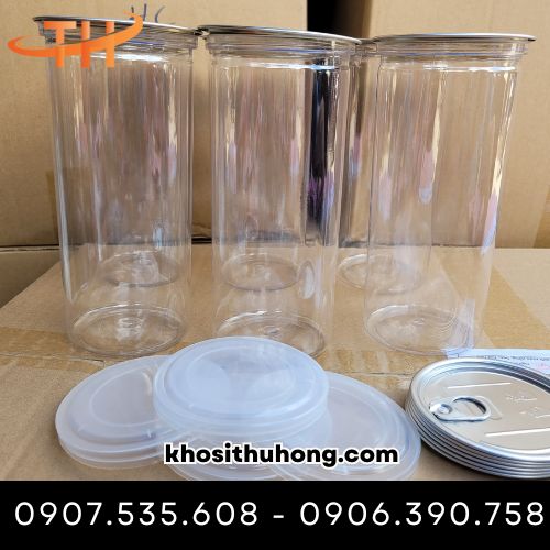 Hũ nhựa pet nắp xé giúp niêm phong thực phẩm chặt chẽ