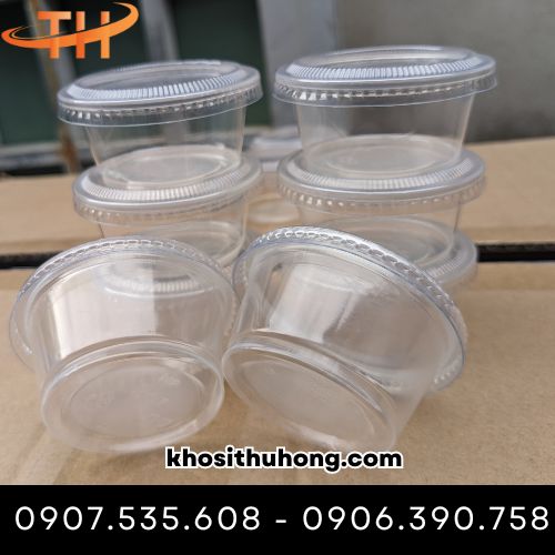 Hũ nước chấm nắp rồi trong suốt
