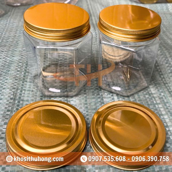 Hũ PET có thiết kế đẹp, dễ dán nhãn dán và in logo thương hiệu Hũ PET có thiết kế đẹp, dễ dán nhãn dán và in logo thương hiệu