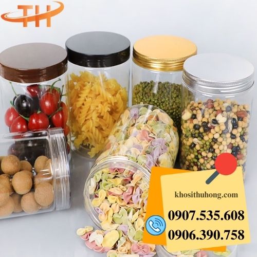 hủ pet nắp nhôm giá sỉ