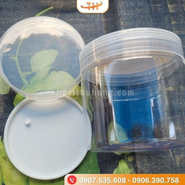 Hũ PET đựng mỹ phẩm với 2 lớp nắp chắc chắn Hũ PET đựng mỹ phẩm với 2 lớp nắp chắc chắn