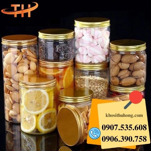 Hũ pet nắp nhôm giá sỉ