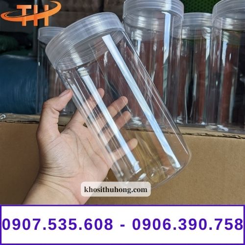 Hũ nhựa PET nắp nhôm 1000ml