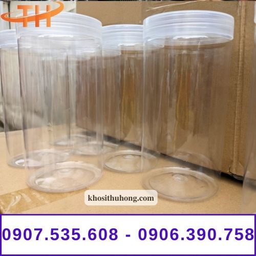 Hũ nhựa PET nắp nhựa 500ml