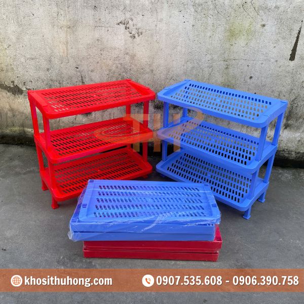 Kệ dép nhựa - Tháo lắp dễ dàng Kệ dép nhựa - Tháo lắp dễ dàng