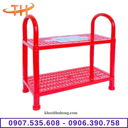 Kệ dép nhựa 2 tầng