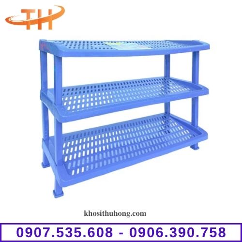 Kệ dép nhựa 3 tầng