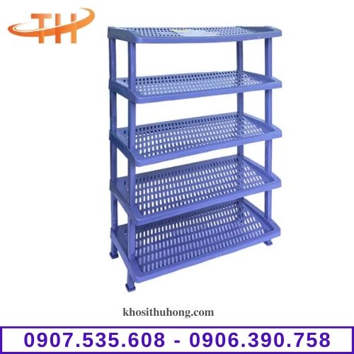 Kệ dép nhựa 5 tầng