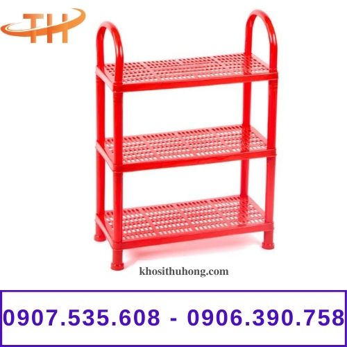 Kệ dép nhựa 3 tầng