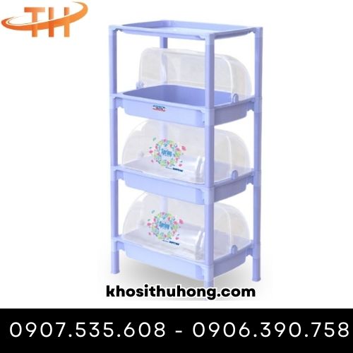 Kệ chén nhựa 4 tầng