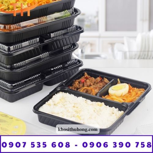 Hộp nhựa đế đen HT203