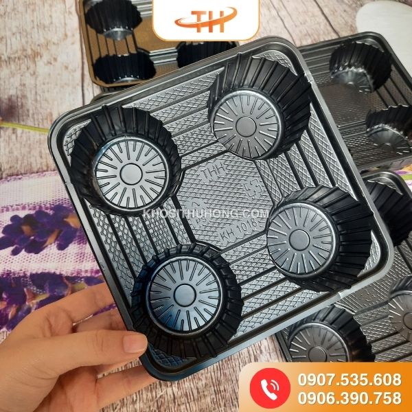 Khay nhựa đựng ly 4 ngăn làm từ nhựa an toàn cho sức khoẻ Khay nhựa đựng ly 4 ngăn làm từ nhựa an toàn cho sức khoẻ