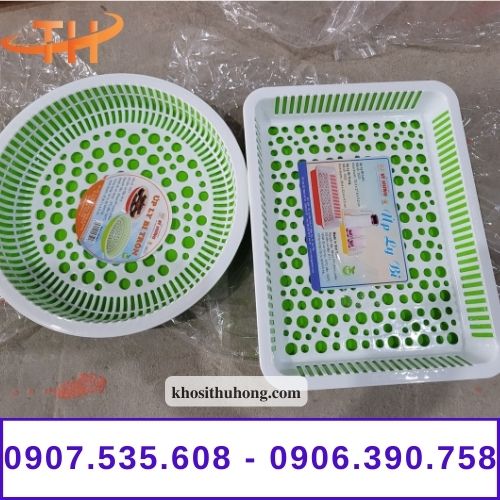 Khay nhựa giúp thoát nước nhanh chóng