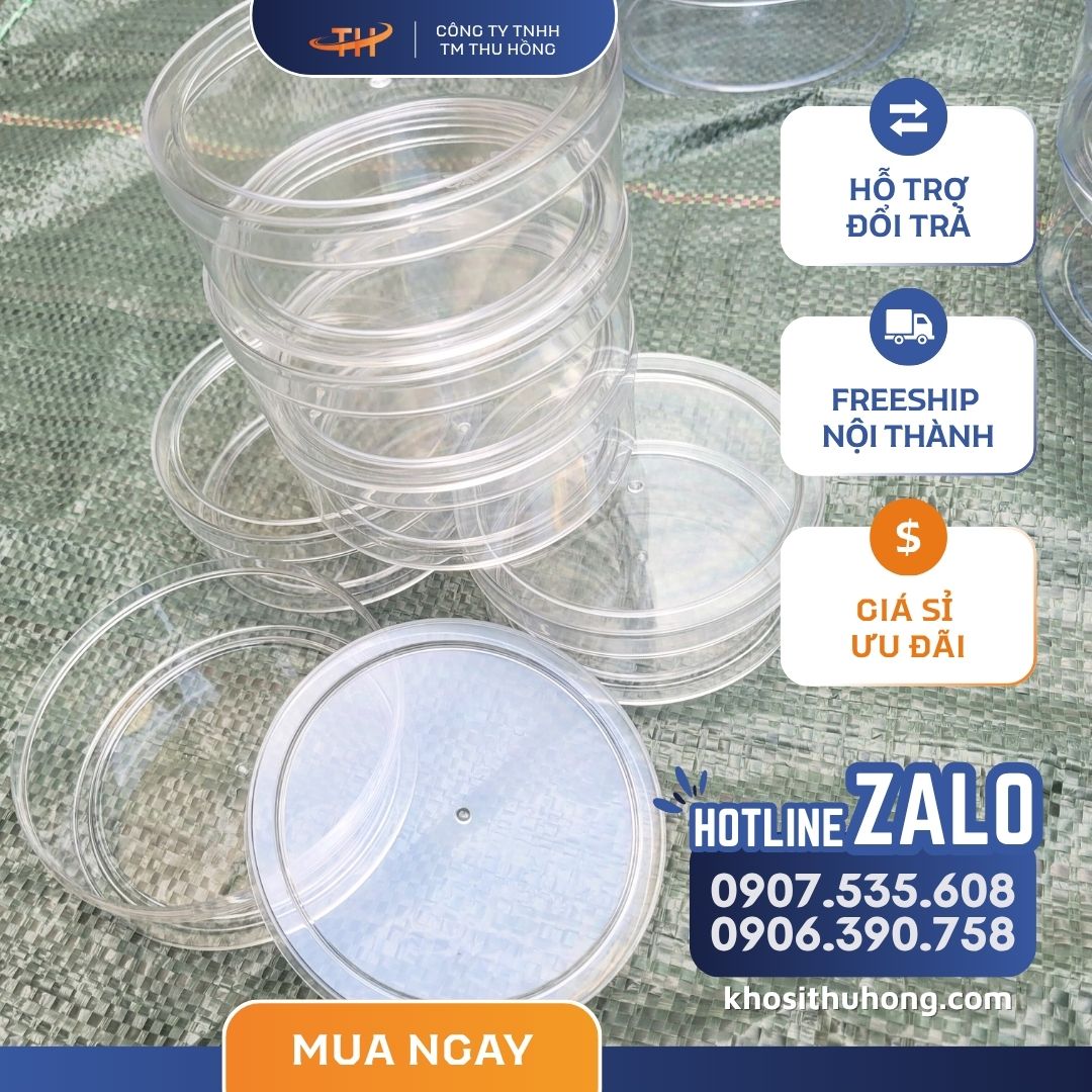 Kho sỉ Thu Hồng - Địa chỉ uy tín chuyên phân phối hộp mica tròn Kho sỉ Thu Hồng - Địa chỉ uy tín chuyên phân phối hộp mica tròn