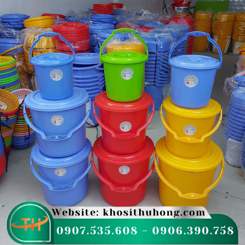 Xô nhựa cao cấp Thu Hồng