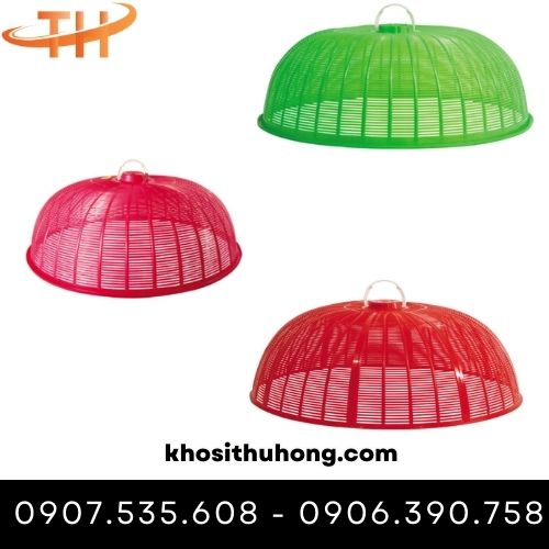 Lồng bàn nhựa có nhiều màu sắc khác nhau