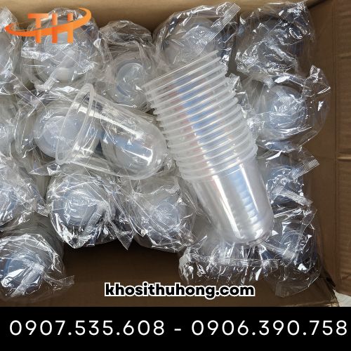 Ly nhựa đáy bầu 360ml