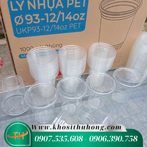Ly nhựa uống trà sữa Pet
