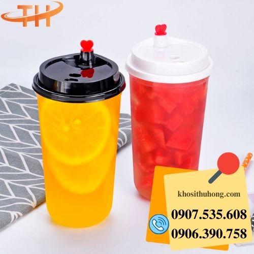 nắp tim trà sữa