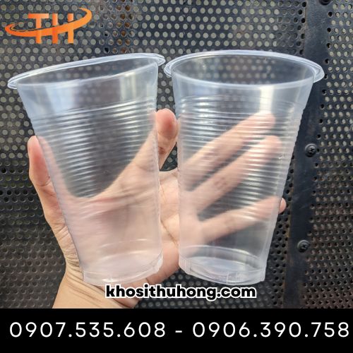 Ly nhựa sọc đựng nước mía
