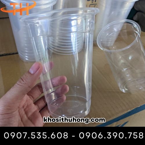 Ly nhựa trơn đáy bằng 800ml
