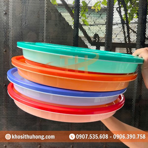 Mâm nhựa tròn với giá thành rẻ và độ bền cao Mâm nhựa tròn với giá thành rẻ và độ bền cao
