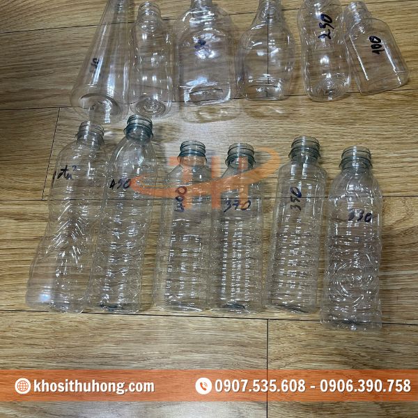 Mẫu chai nhựa đựng nước sâm Mẫu chai nhựa đựng nước sâm