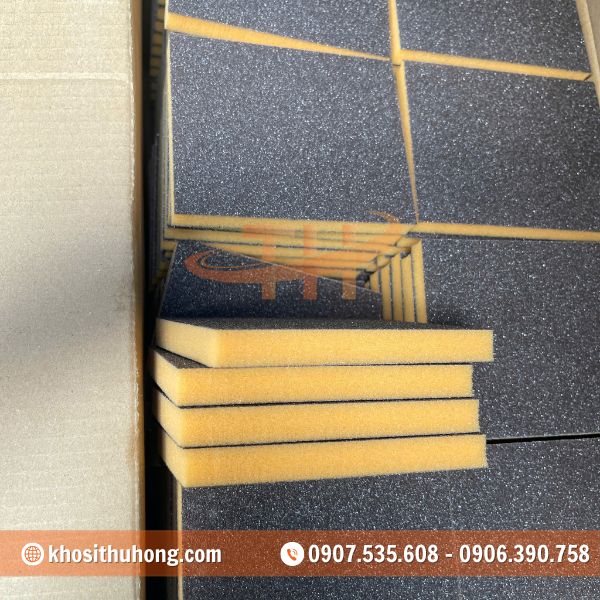 Miếng cước nhám có tuổi thọ lâu hơn miếng chùi thông thường Miếng cước nhám có tuổi thọ lâu hơn miếng chùi thông thường