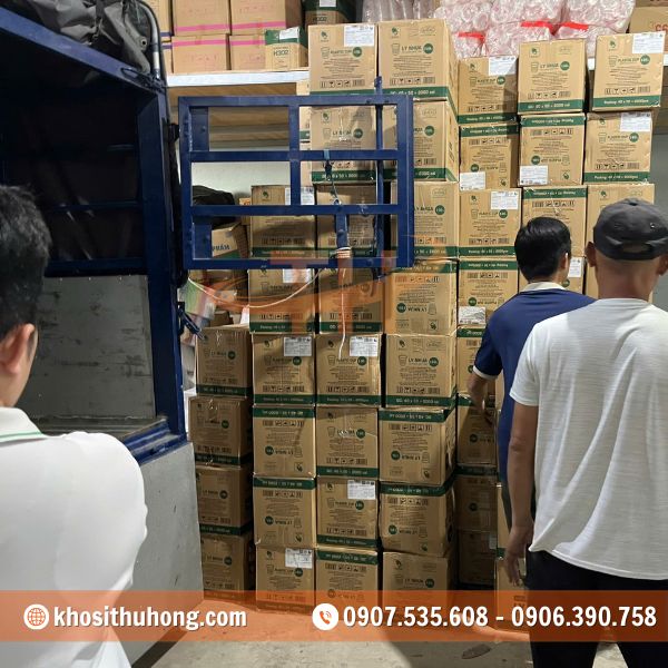 Mọi thùng hàng đều có thông tin sản phẩm rõ ràng Mọi thùng hàng đều có thông tin sản phẩm rõ ràng