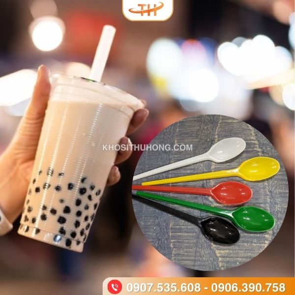 Muỗng nhựa đủ màu đa năng, tiện dụng Muỗng nhựa đủ màu đa năng, tiện dụng