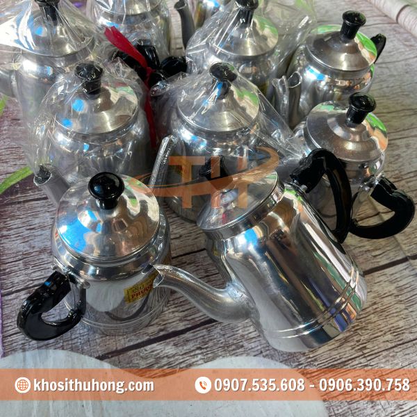 Nhập sỉ bình trà nhôm giá tận xưởng tại Thu Hồng Nhập sỉ bình trà nhôm giá tận xưởng tại Thu Hồng