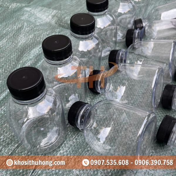 Nhập sỉ chai nhựa tròn lùn miệng rộng 300ml uy tín tại Thu Hồng Nhập sỉ chai nhựa tròn lùn miệng rộng 300ml uy tín tại Thu Hồng