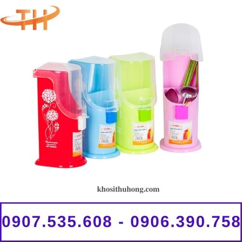 Hộp đựng đũa thìa có nắp đậy