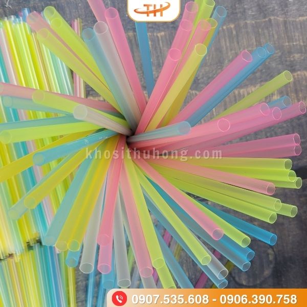 Ống hút thẳng trong suốt làm từ nhựa an toàn thực phẩm Ống hút thẳng trong suốt làm từ nhựa an toàn thực phẩm