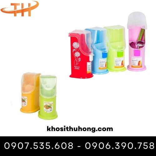 Hộp đựng đũa thìa có nắp đậy