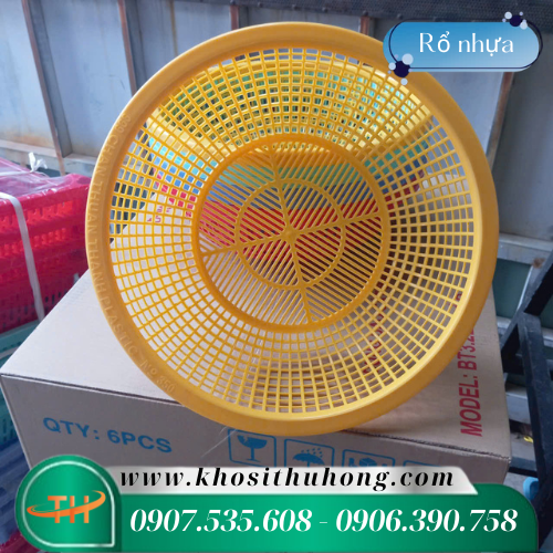 Rổ nhựa đựng nông sản giá sỉ tại Sài Gòn
