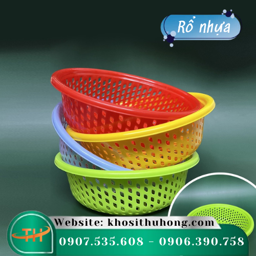 Rổ nhựa sỉ lẻ các loại