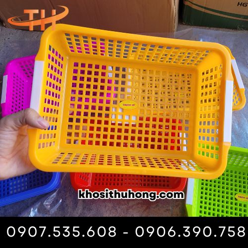 Rổ nhựa vuông