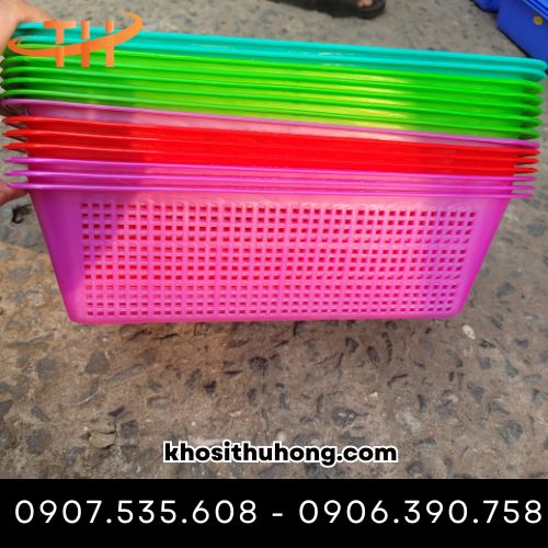 Rổ nhựa có độ bền bỉ, bền màu