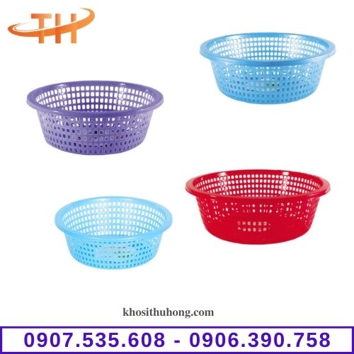 Rổ nhựa tròn