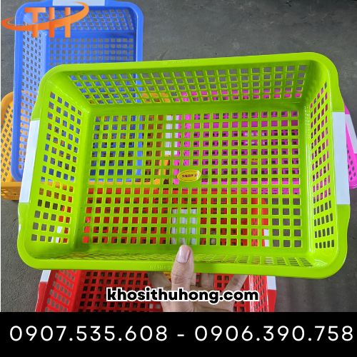 Rổ nhựa chữ nhật