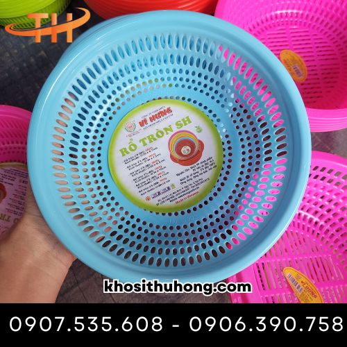 Rổ nhựa tròn bền bỉ sử dụng lâu dài