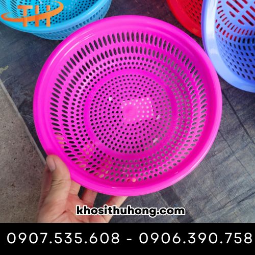 Rổ nhựa tròn